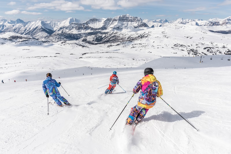 Snowboard i puder